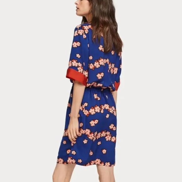 Scotch & Soda Hibiscus Print Dress | Size Small | NWOT - Picture 2 of 15